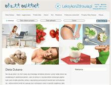 Tablet Screenshot of dietaproteinowa.net.pl