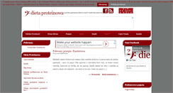 Desktop Screenshot of dietaproteinowa.tv