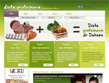 Tablet Screenshot of dietaproteinowa.eu